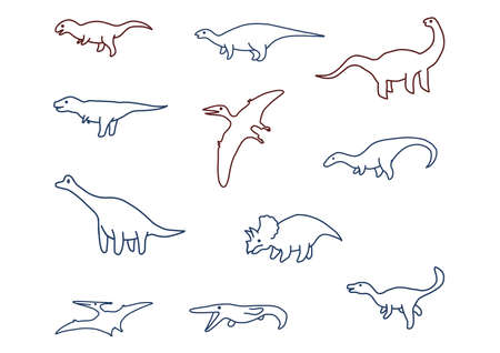 Illustration Data Cute Dinosaurの写真素材