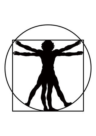 Vitruvian Manの写真素材