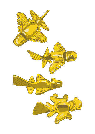 Illustration Data Golden Jetの写真素材