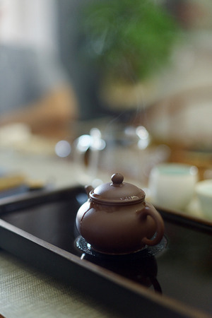 tea pot close up viewの写真素材