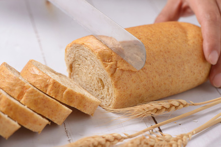 Whole wheat breadの写真素材