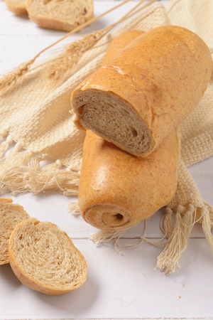 Whole wheat breadの写真素材