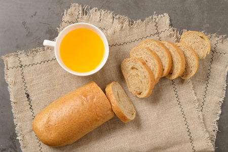 Whole wheat breadの写真素材