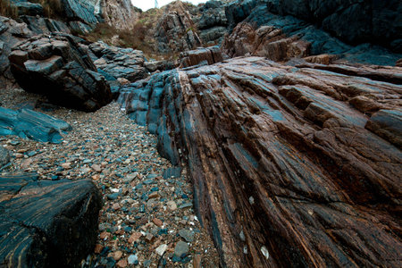 Seaside reefの写真素材