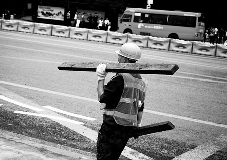 Migrant workersのeditorial素材