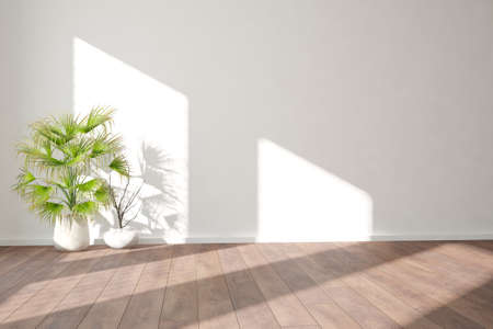 Modern interior design. 3D illustration
