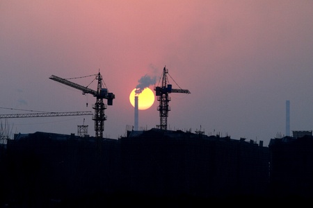  Construction site  の写真素材