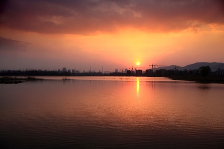 Scenery, wetland.の写真素材