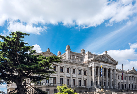MONTEVIDEO, URUGUAY, OCTOBER 8 - Government Palace Palacio Legislativo is open for tours before the elections, on October 8, 2014 in Montevideo, Uruguayのeditorial素材