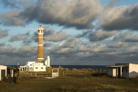 Lighthouse in Cabo Polonio, Rocha, Uruguayの写真素材