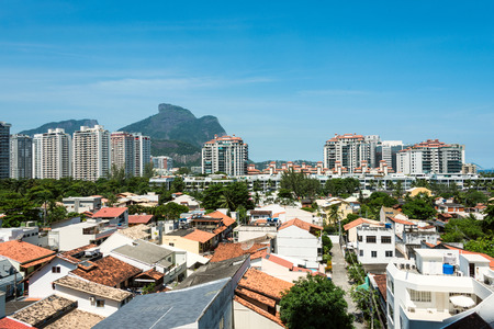 Barra da Tijuca - the South Zone and Downtown of the city of Rio de Janeiroのeditorial素材