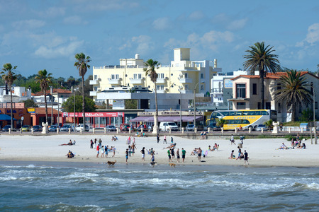 Piriapolis, Uruguay - November 24, 2012: Storm is coming to the resort town of Piriapolis in the Uruguay Coast, Maldonado provinceのeditorial素材