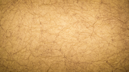 Texture of an old crumpled sheet of paperの写真素材