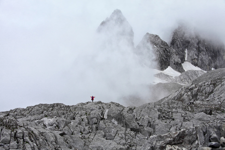 Snow mountainのeditorial素材