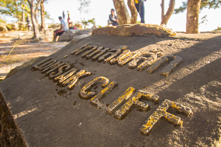 Lomsak Cliff Phukradung National Park, Thailand.の写真素材