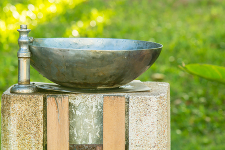 Free water at the public park.の写真素材