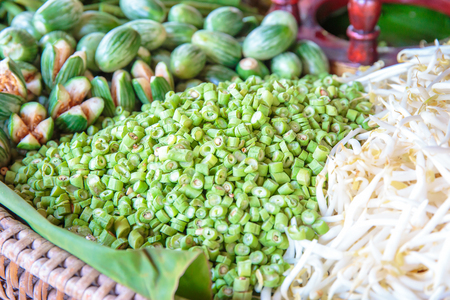 Lentils sliced (yardlong bean)の写真素材