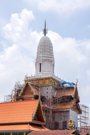 Wat Phutthaisawan, Ayuthaya, Thailand. - April 29, 2017 : Phutthaisawan Temple in Ayuthaya Historical Park, UNESCO World Heritage Site in Thailand.のeditorial素材