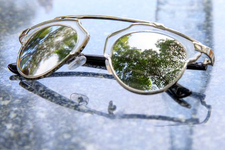 fashion glassの写真素材