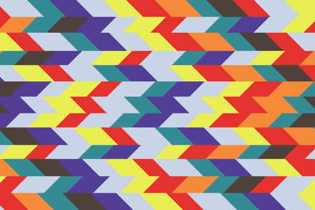 Abstract image of random cut line colorful color for background.の写真素材
