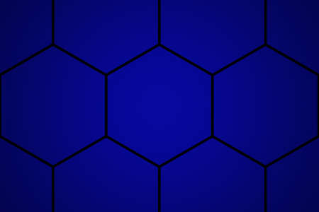 Big honey or honeycomb in dark blue for technology background textured.