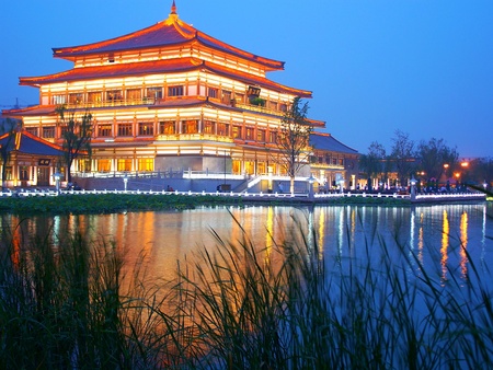 Xian Qujiang Parkのeditorial素材