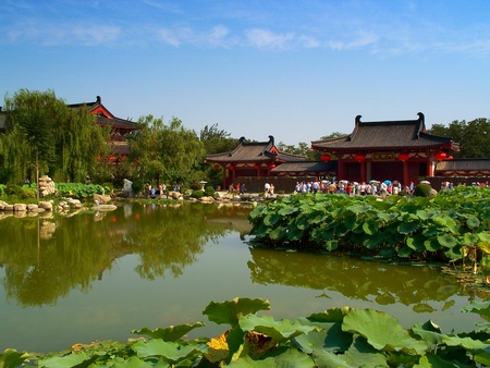 Xi \ &#39;an Huaqing Pool Parkのeditorial素材