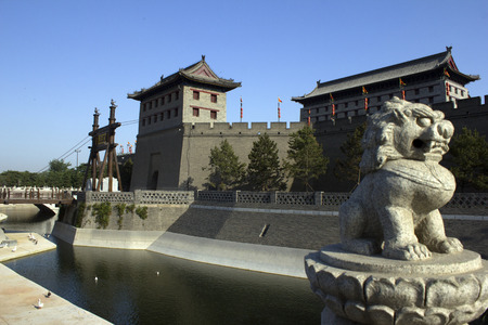 Xi&#39;an City Wall of the Ming Dynasty.のeditorial素材