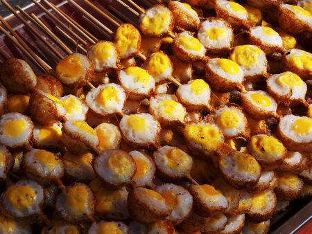 Xi'an snack roast pigeon eggsの写真素材