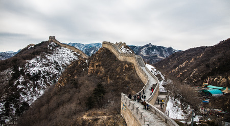 the great wall of chinaのeditorial素材