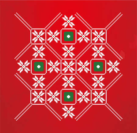 Background illustration of how there was a Nordic pattern-like