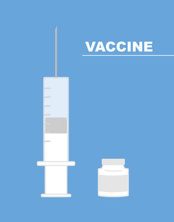 Vaccine Injection Icon illsutrationのイラスト素材