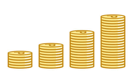 Image of points accumulatedのイラスト素材