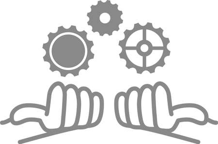 Service image illustrationのイラスト素材