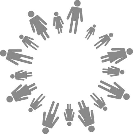 SDGs People's Image Illustrationのイラスト素材