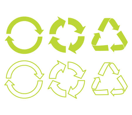 Recycling mark setのイラスト素材