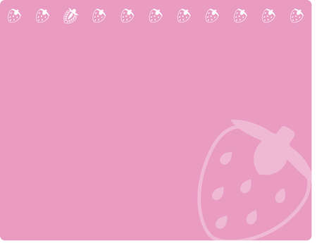 Strawberry frameのイラスト素材