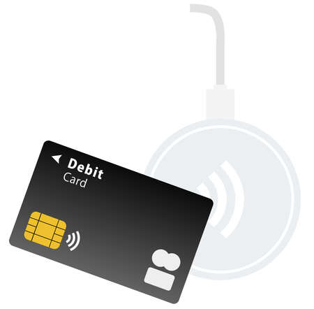 Numberless Debit Card Store Touch Payment Image Image