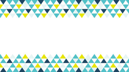 Triangle background frame image with a refreshing summer image
