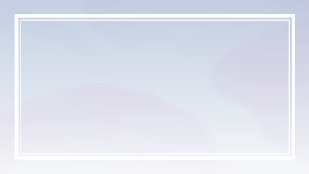 Gradient background frame illustration that looks like in a slight sleepのイラスト素材