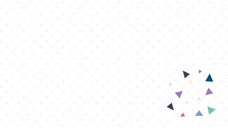 A cyber-chic background illustration with triangles randomly arranged on a cloth background