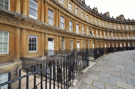 famous circle   circus in bath, Somerset,  Englandのeditorial素材