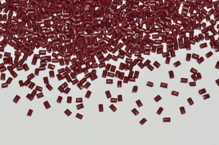 red polymer resin for background