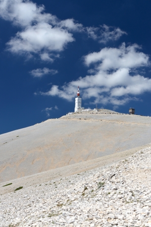 view on Mont Ventoux in Provence, France  Sometimes finsih of one Tour-de-Farnce-stageの写真素材