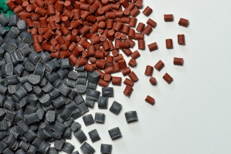 grey and brown plastic resin