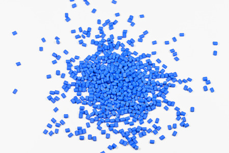 blue polymer resin for injection moulding