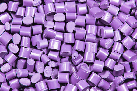 purple dyed polymer resin for backgroundの写真素材