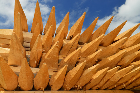 stocked fence posts