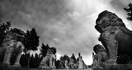 Ming Ancestors Mausoleumのeditorial素材