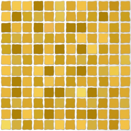 mosaic tiles, Gold colorのイラスト素材